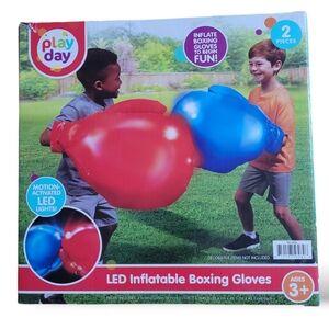 Play Day Jumbo LED Boxing Gloves for Young Children, Kids Sports, Ages 3+